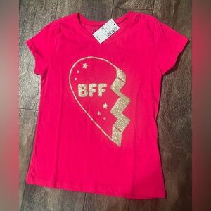 NWT Girls Size Small “BFF” Shirt